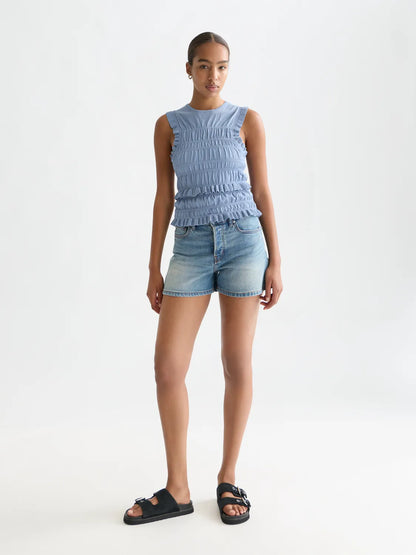 Smock Stitch Knitted Tank