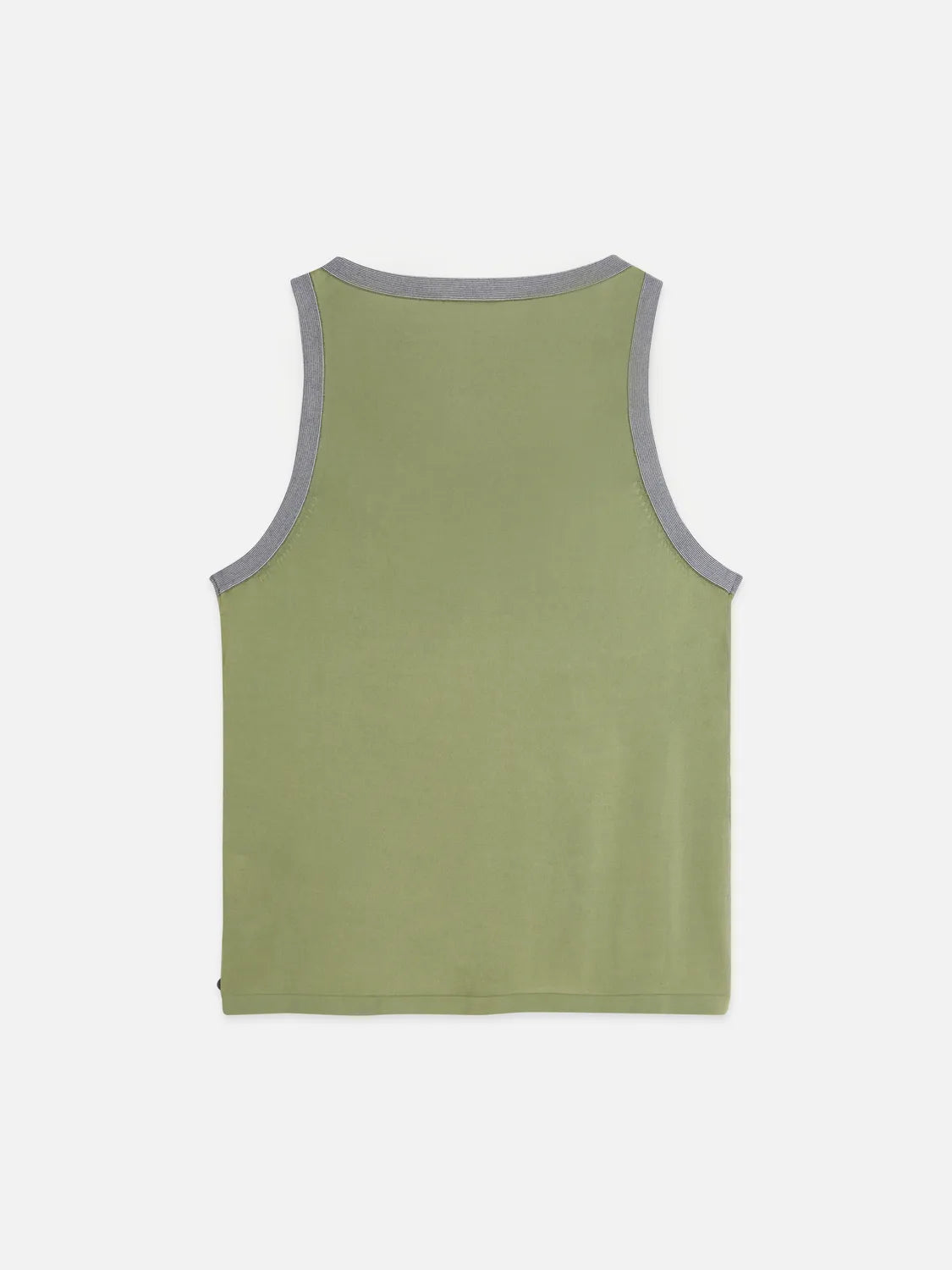 Stripe Trim Relaxed Knitted Vest