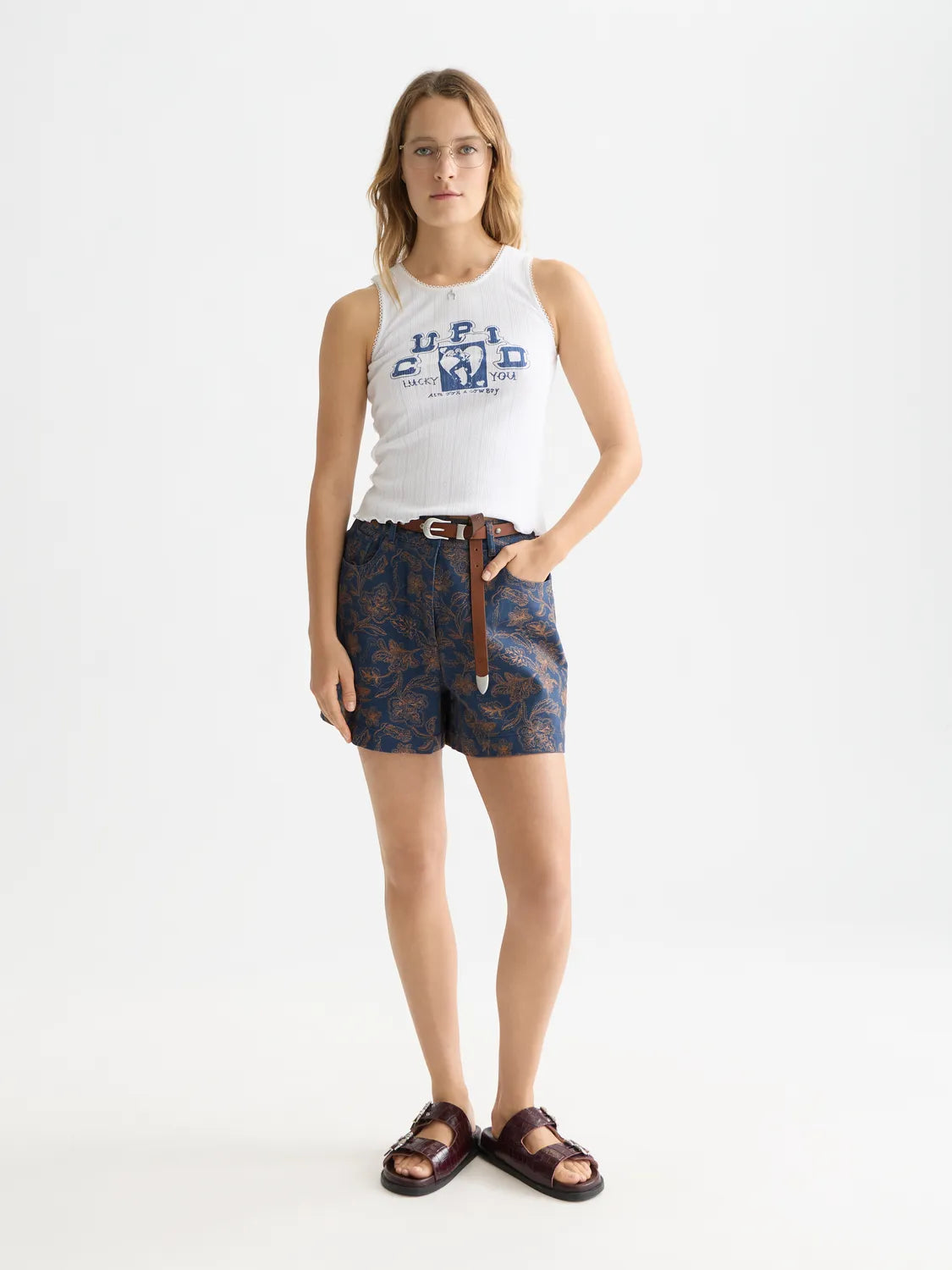 Pointelle Jersey Artwork Tank