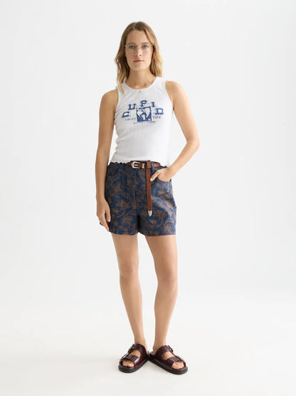 Pointelle Jersey Artwork Tank
