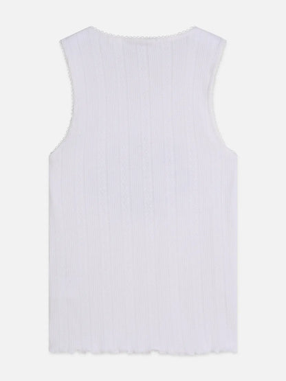 Pointelle Jersey Artwork Tank