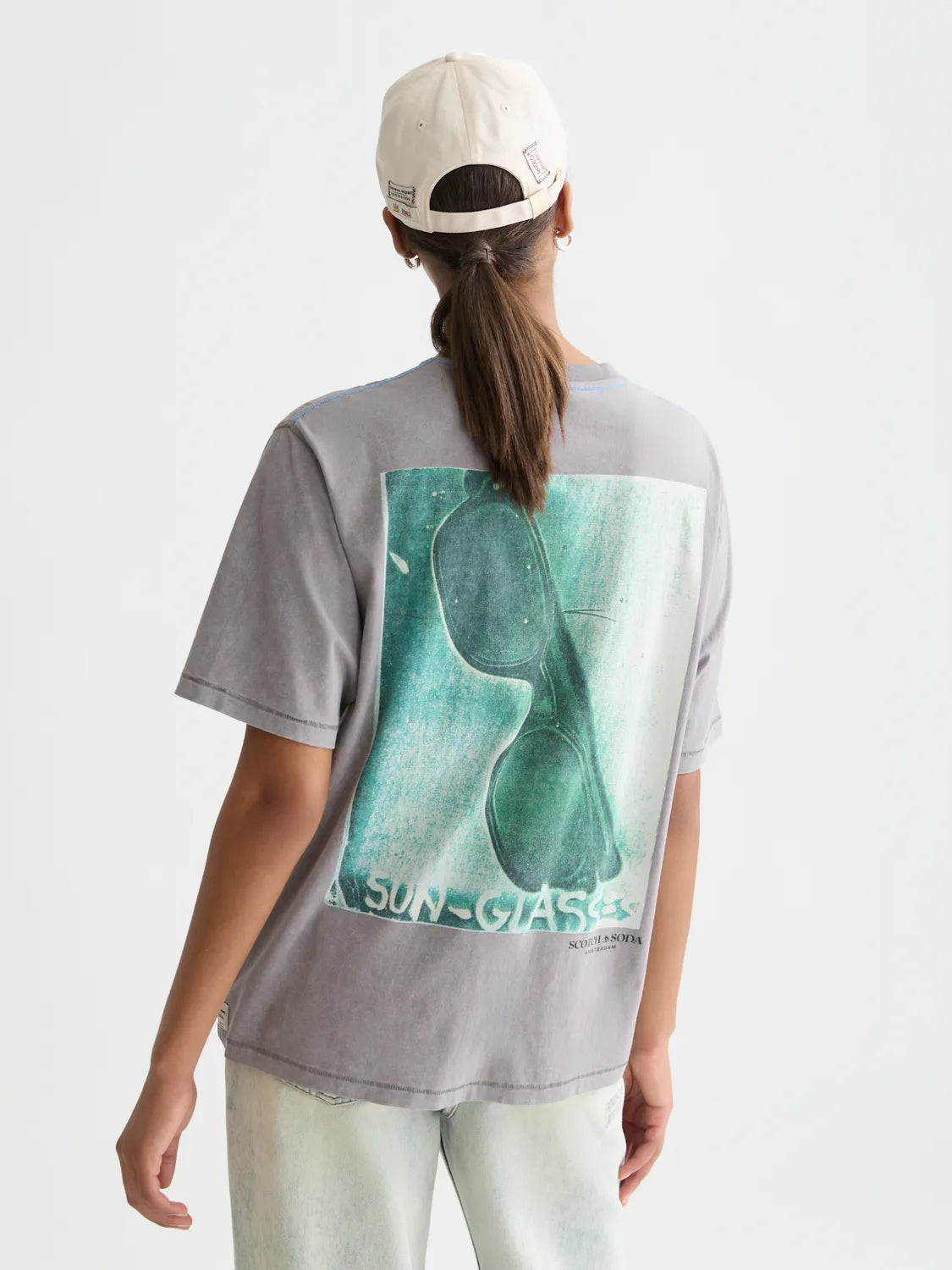 Scotch & Soda x Basquiat Graphic Loose-Fit T-Shirt