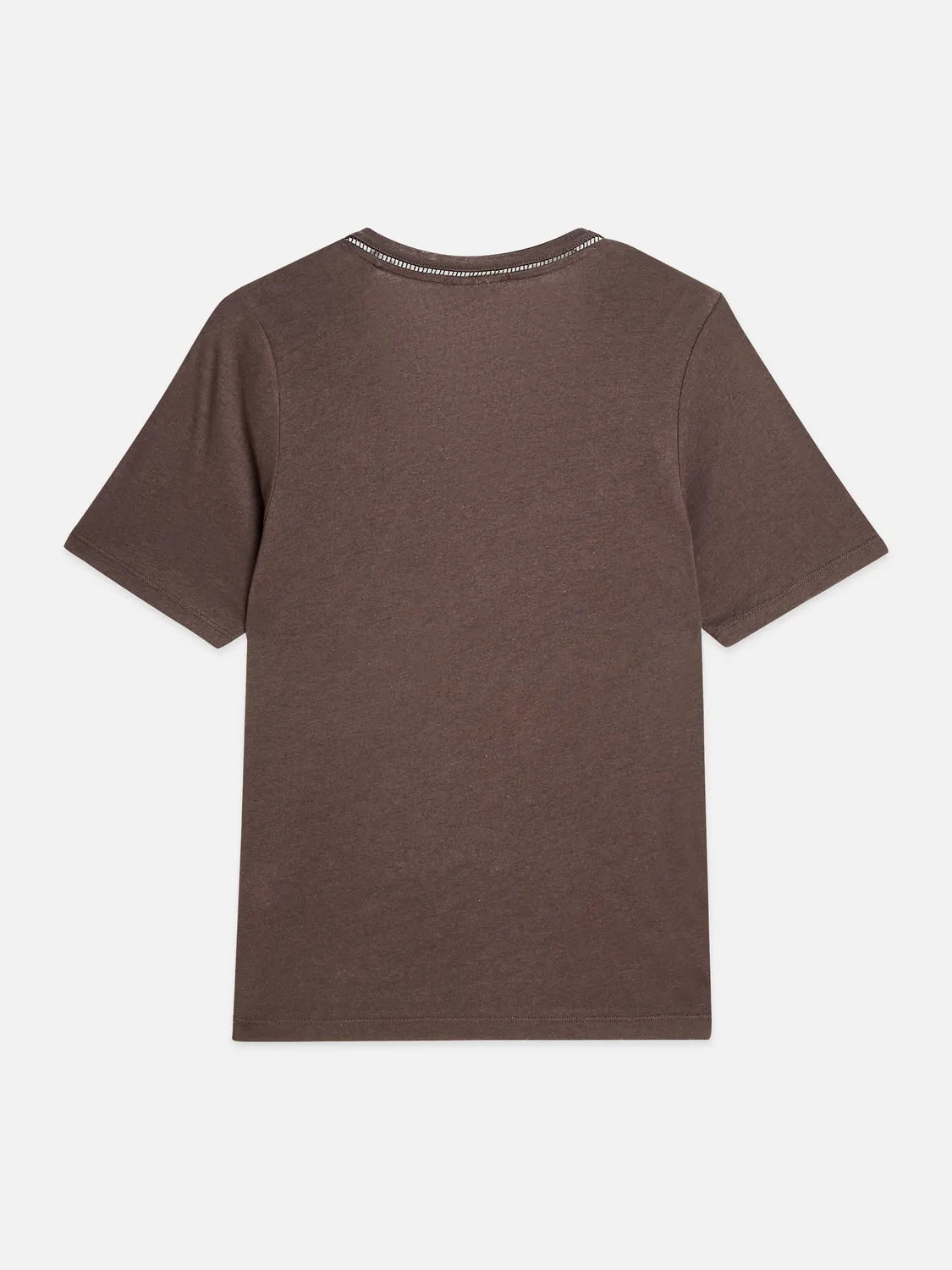 Linen V-Neck T-Shirt