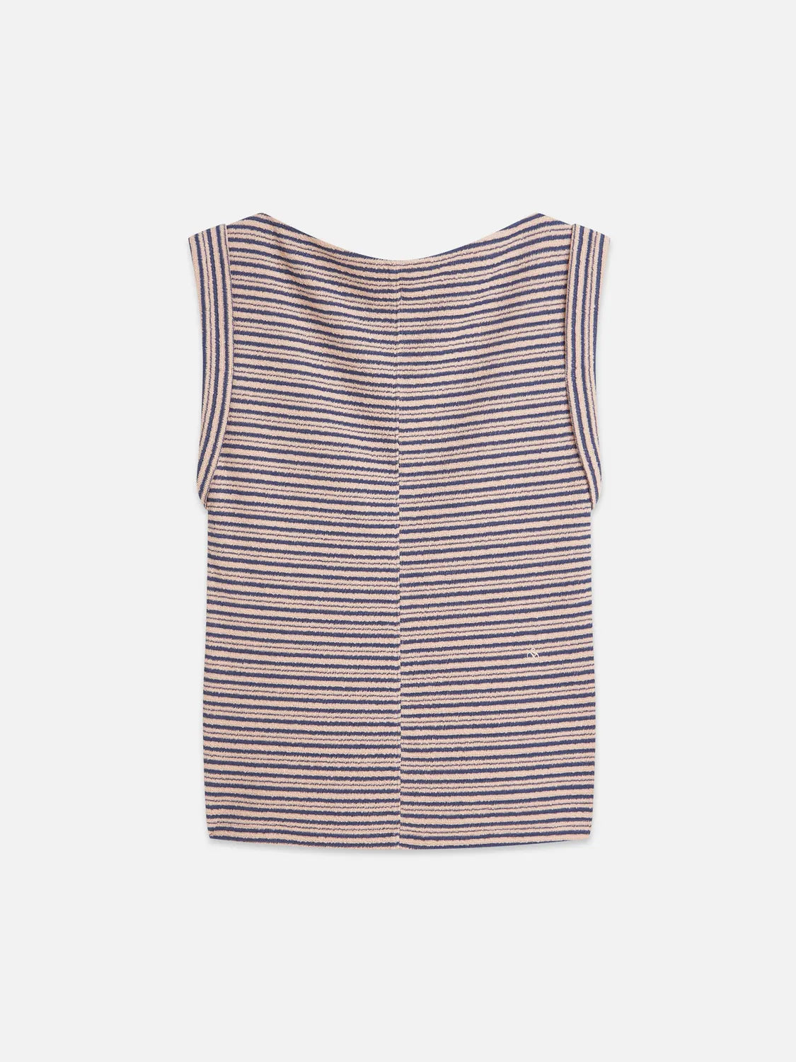 Striped T-Shirt With Rolled Up Sleeve