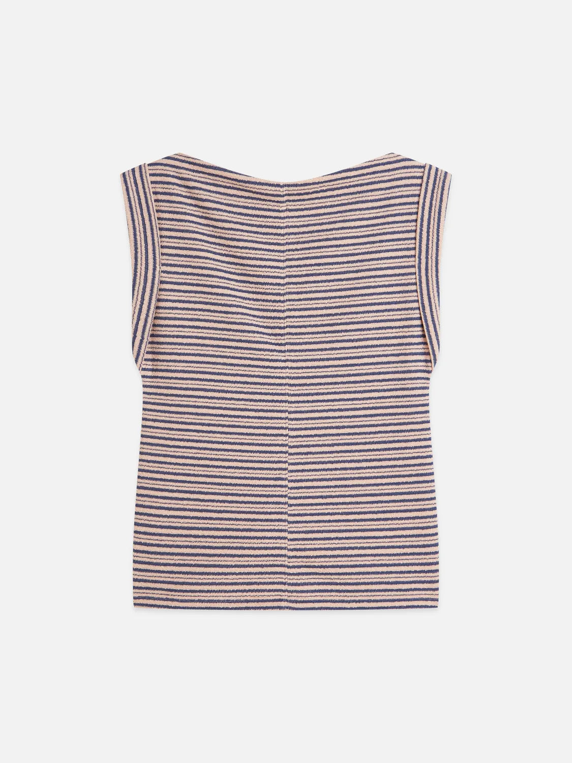 Striped T-Shirt With Rolled Up Sleeve