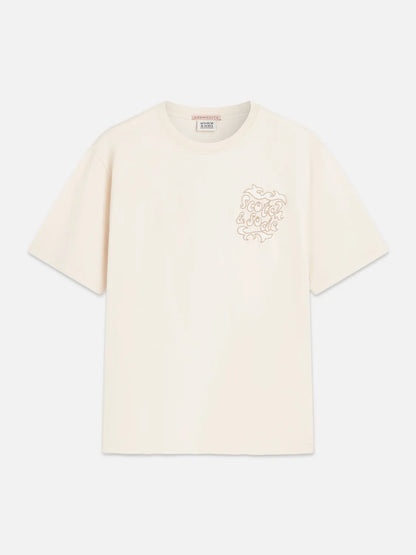 Washed Artwork Loose-Fit T-Shirt