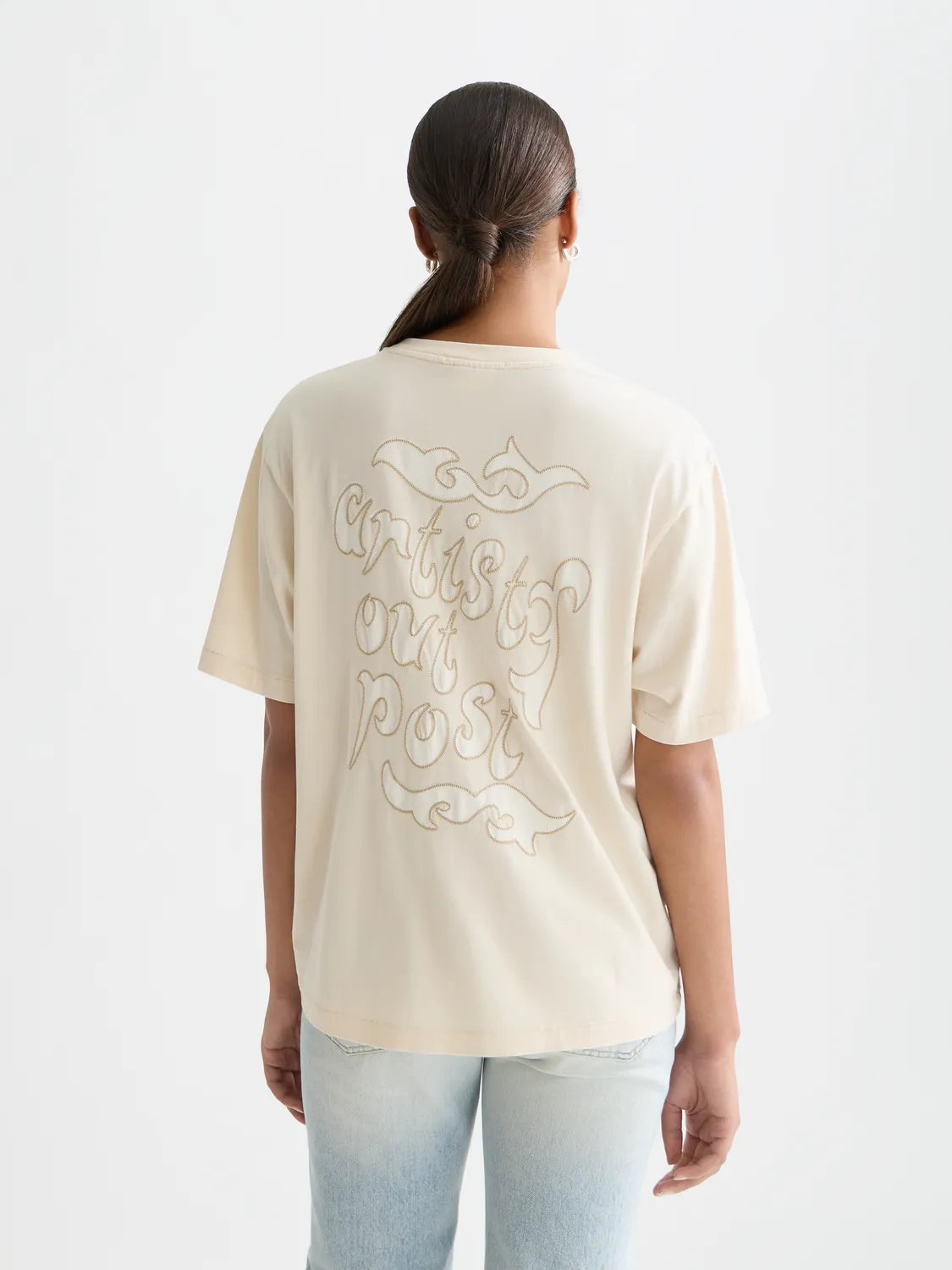 Washed Artwork Loose-Fit T-Shirt