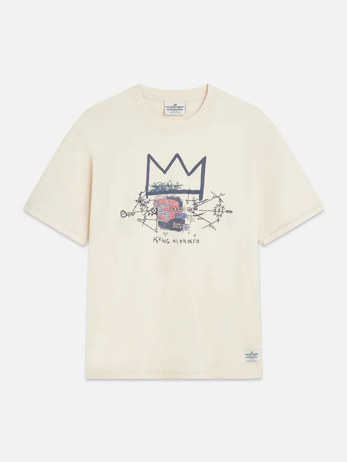 Scotch & Soda x Basquiat Washed Artwork T-Shirt