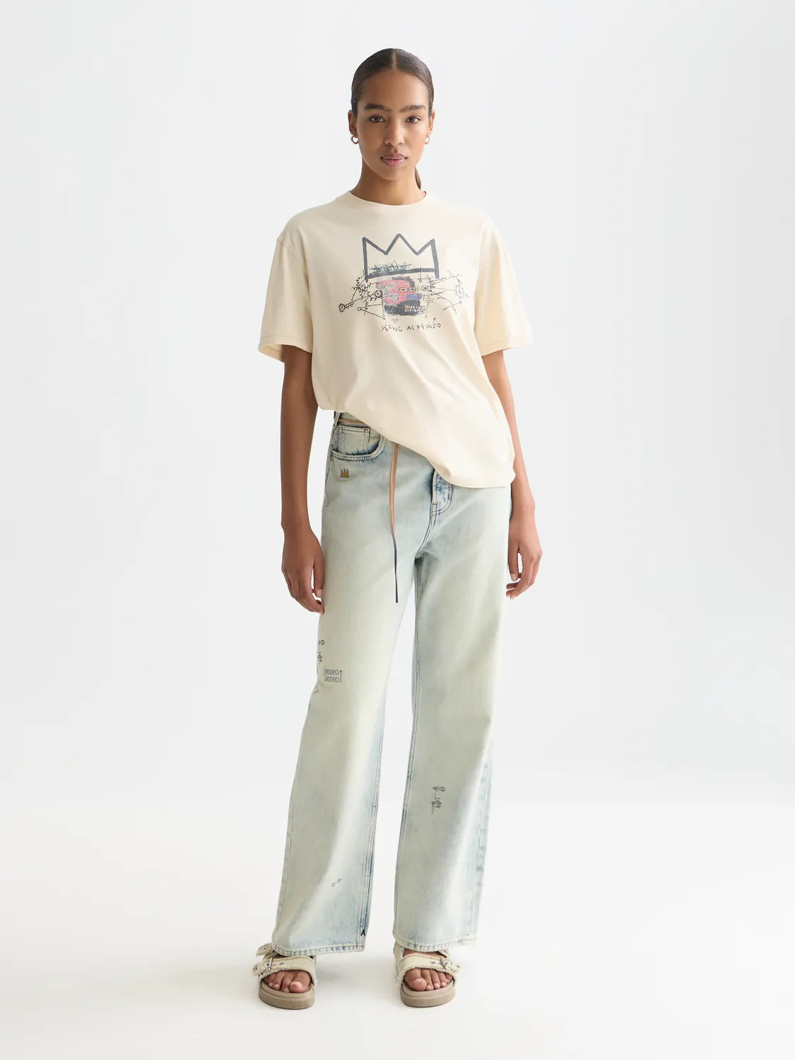 Scotch & Soda x Basquiat Washed Artwork T-Shirt