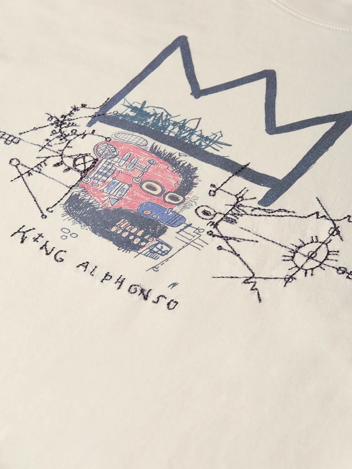 Scotch & Soda x Basquiat Washed Artwork T-Shirt