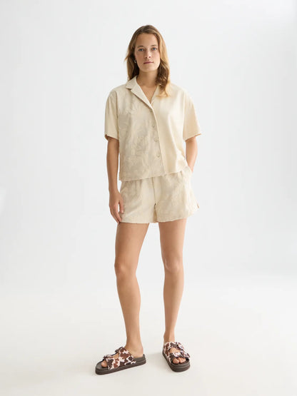 Toweling Short Sleeved Shirt