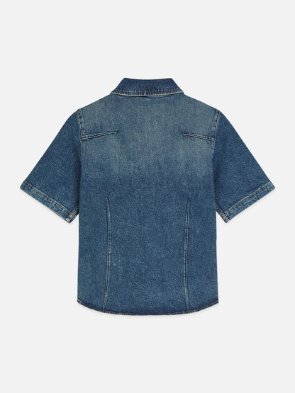 Darted Shirt - Verdant Fade