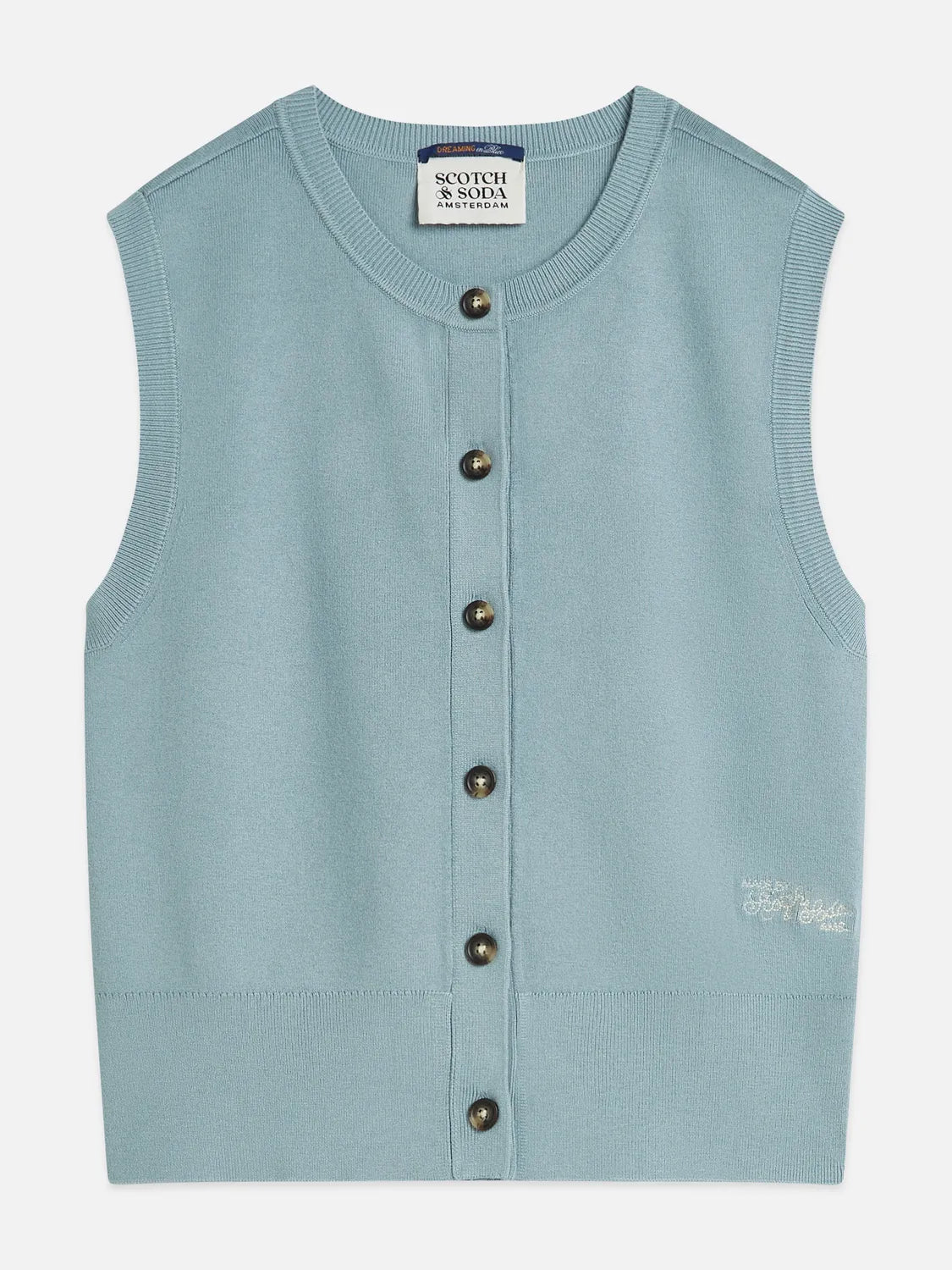 Compact Knitted Relaxed-Fit Spencer