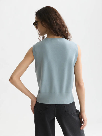 Compact Knitted Relaxed-Fit Spencer