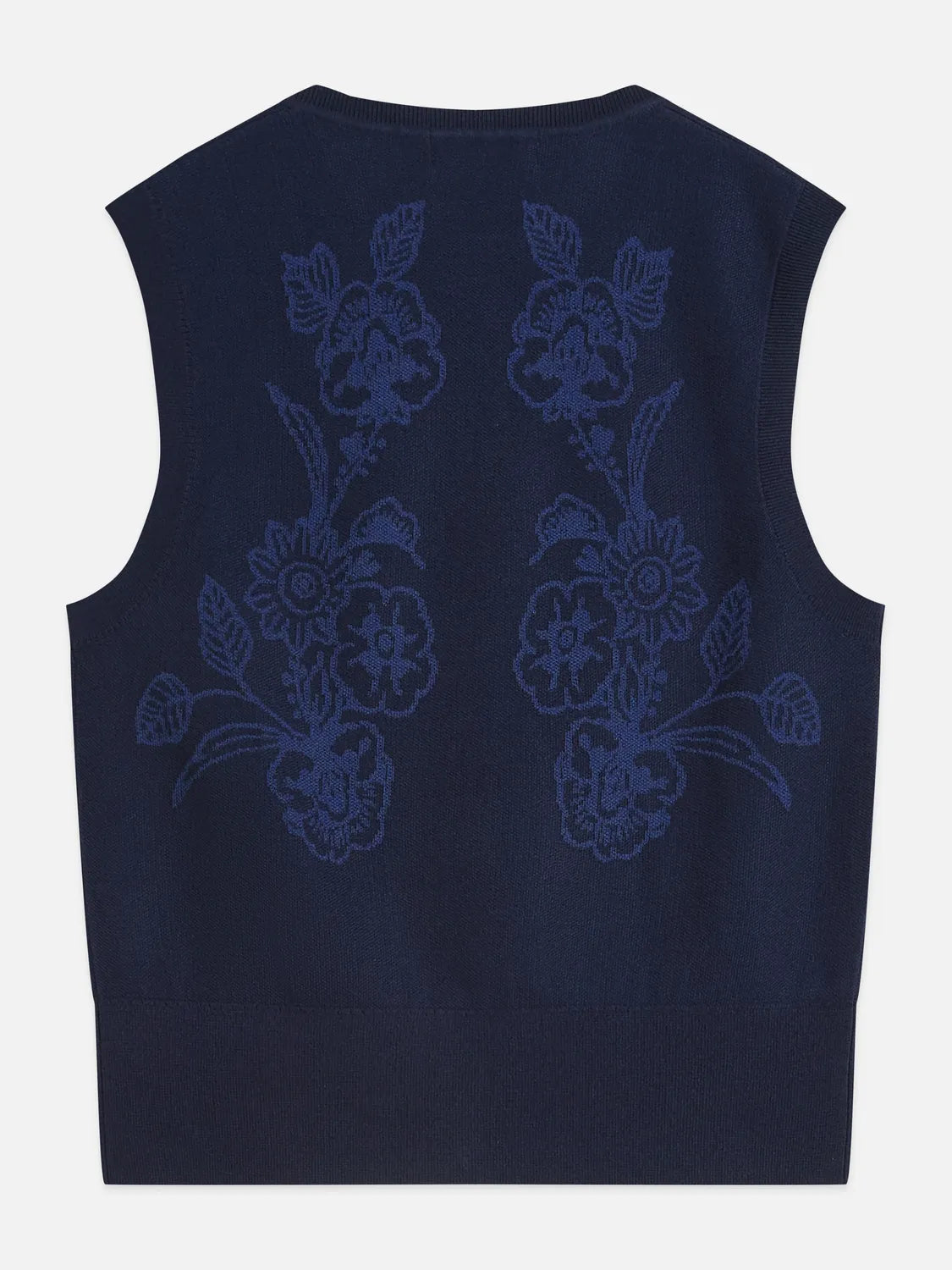 Jacquard Knitted Relaxed-Fit Spencer