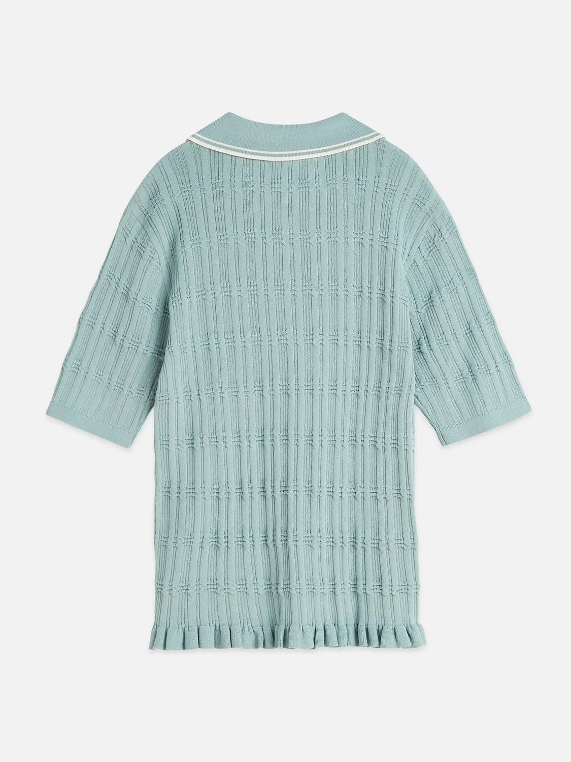 Ripple Stitch Fitted Pullover