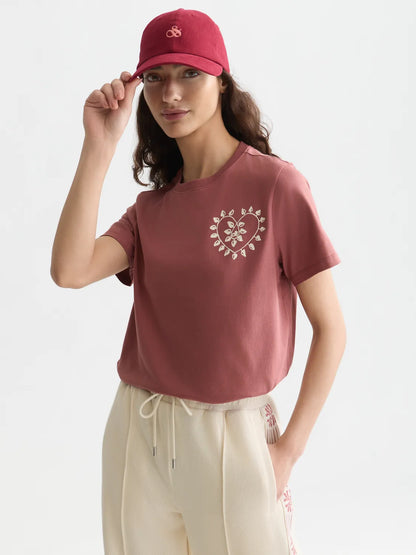 Chest Artwork Regular-Fit T-Shirt