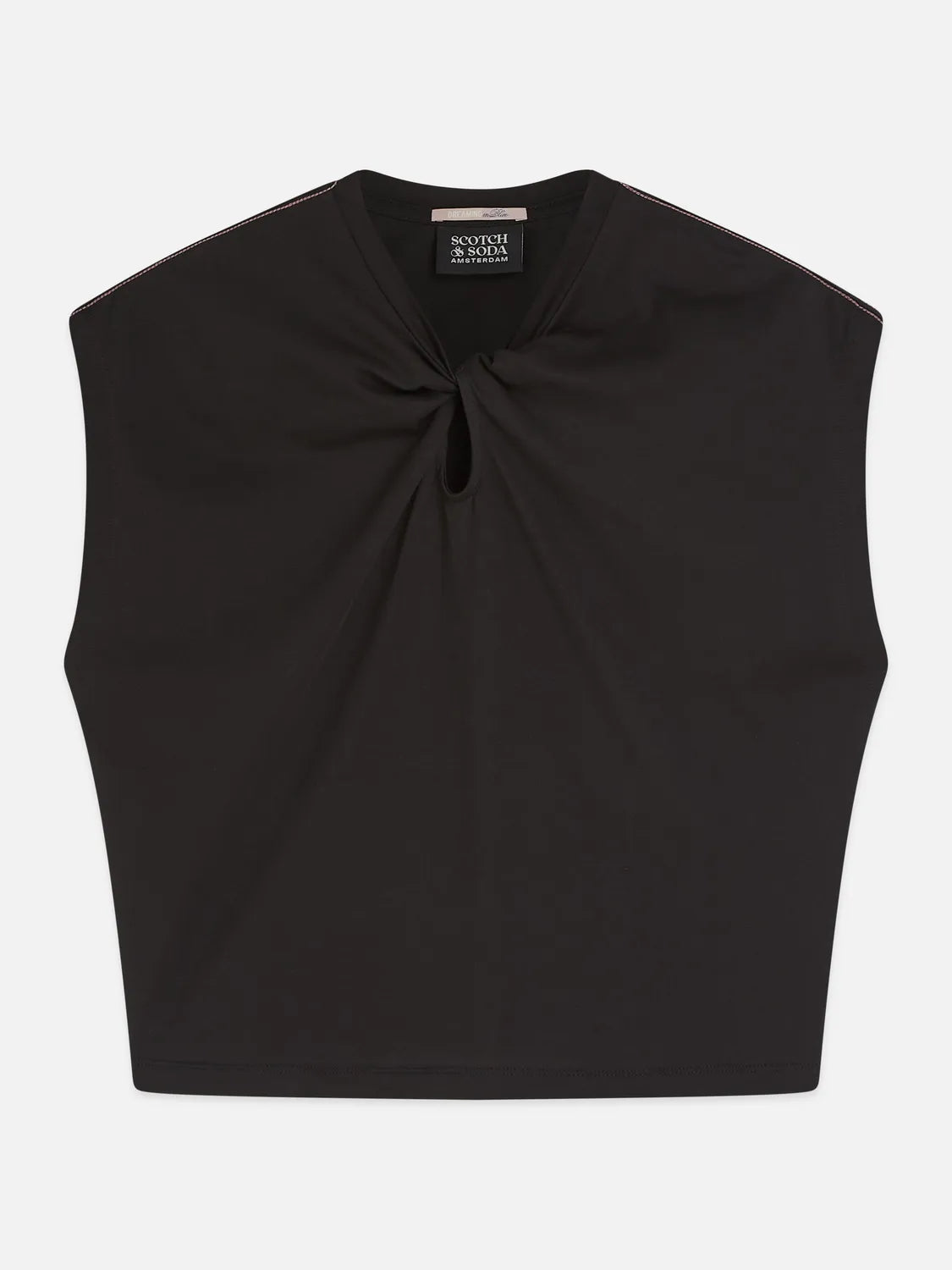 Twisted Neckline T-Shirt