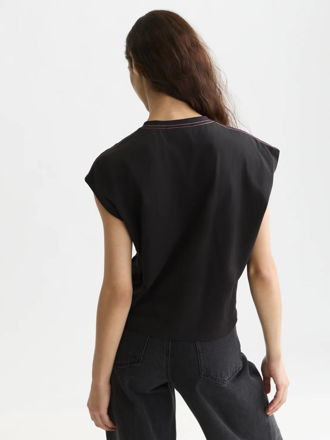 Twisted Neckline T-Shirt