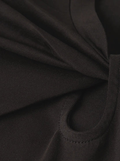 Twisted Neckline T-Shirt