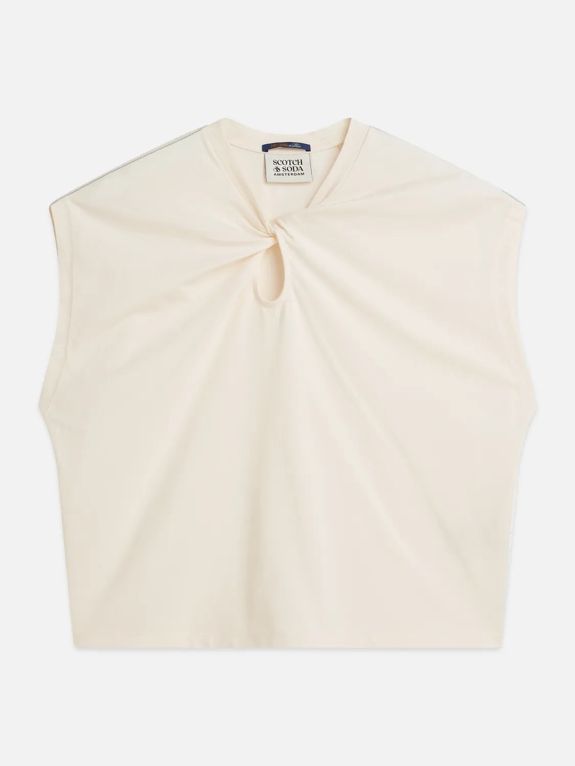 Twisted Neckline T-Shirt