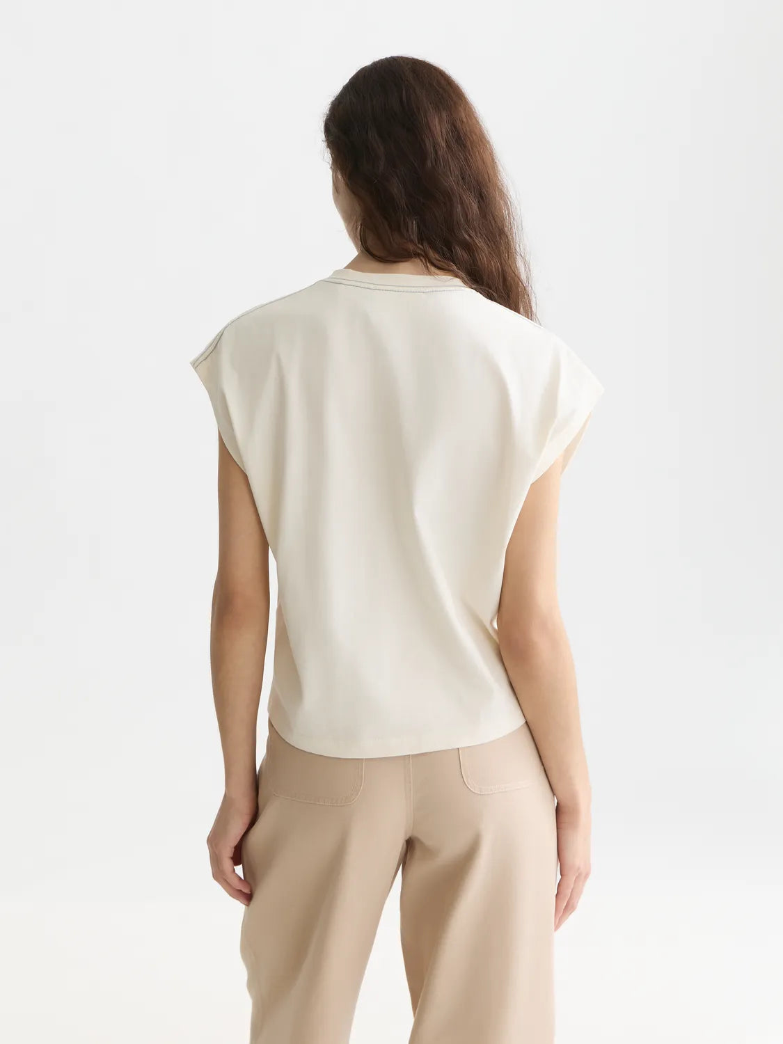 Twisted Neckline T-Shirt
