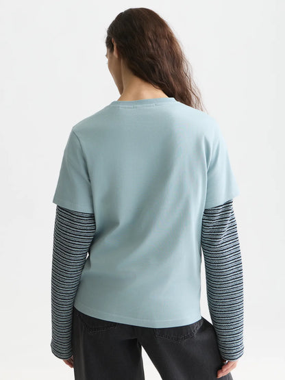 Embroidered Logo Regular-Fit T-Shirt
