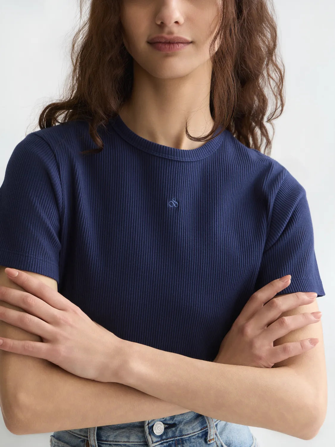 Rib Regular-Fit T-Shirt