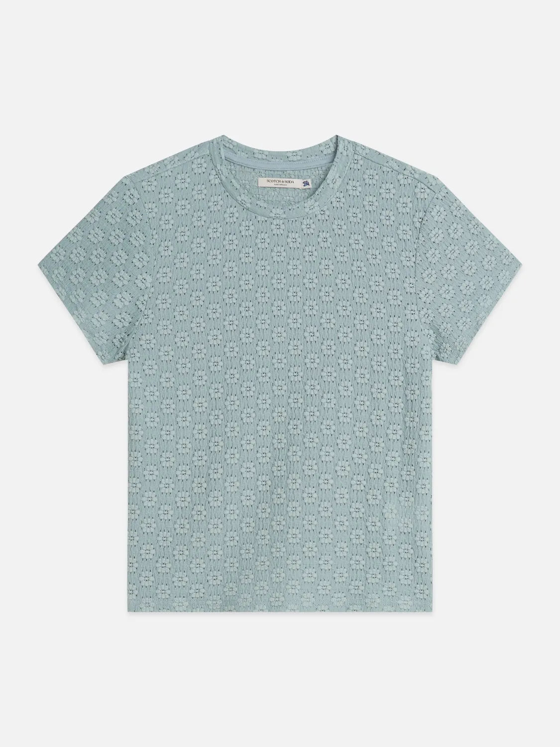 Open Structure Slim-Fit T-Shirt