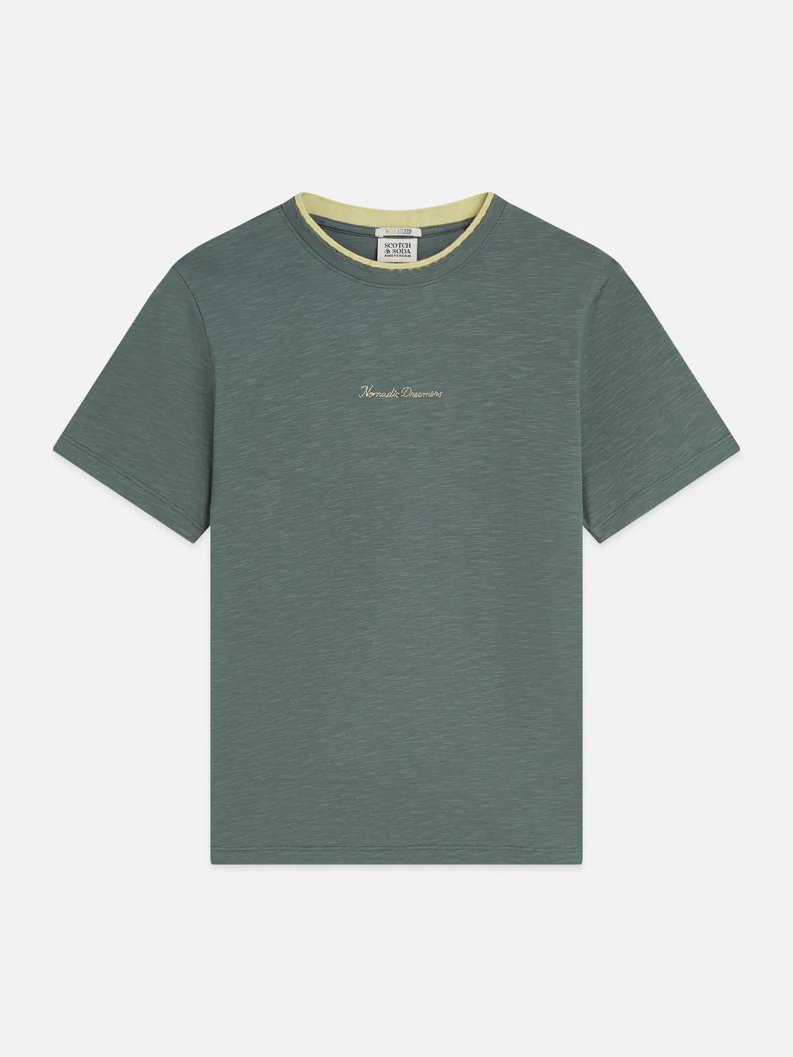 Chest Embroidery Regular-Fit T-Shirt