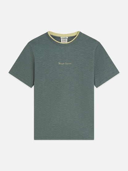 Chest Embroidery Regular-Fit T-Shirt