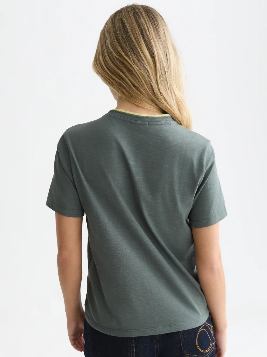 Chest Embroidery Regular-Fit T-Shirt