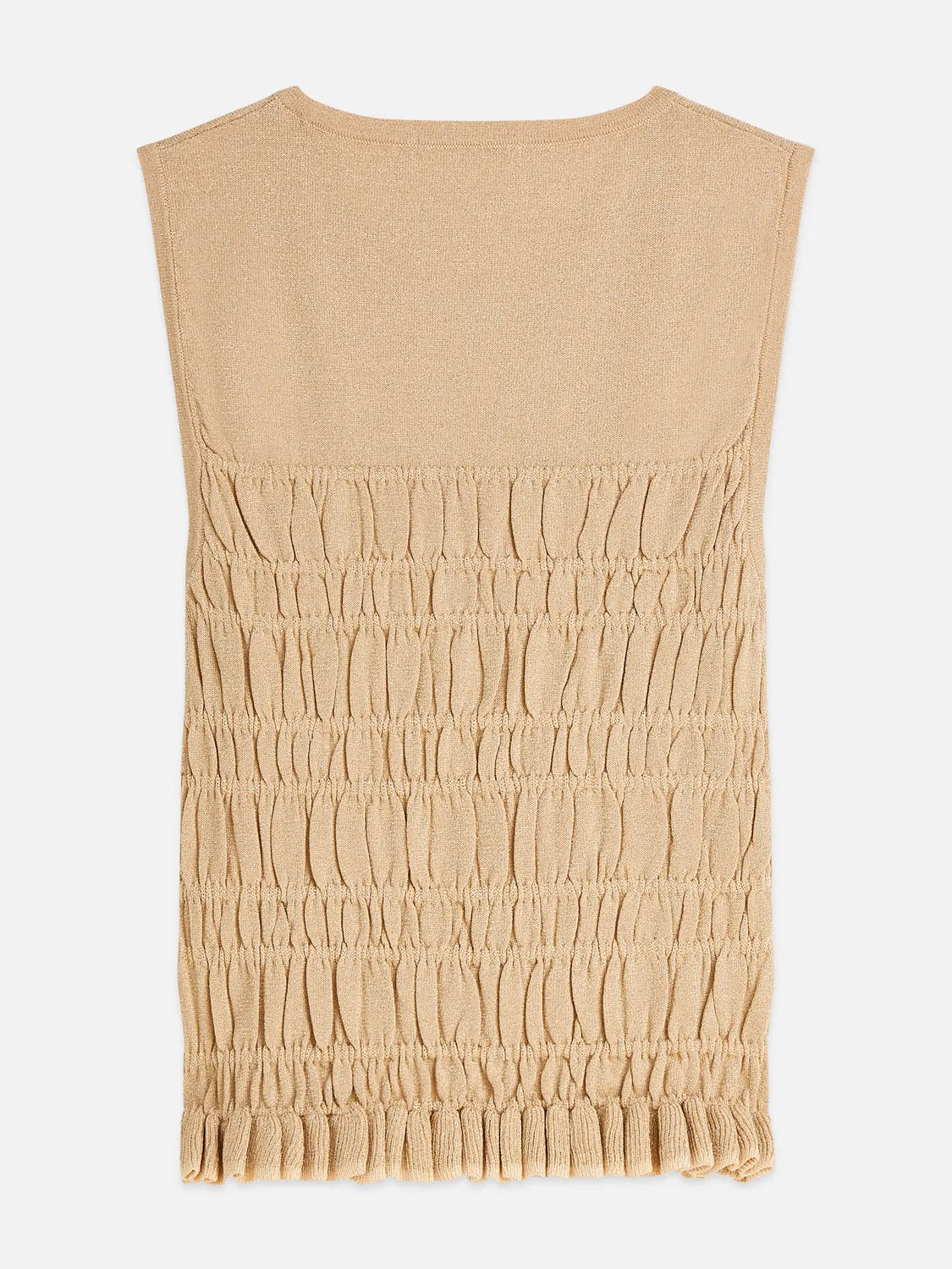 Smock Stitch Knitted Tank