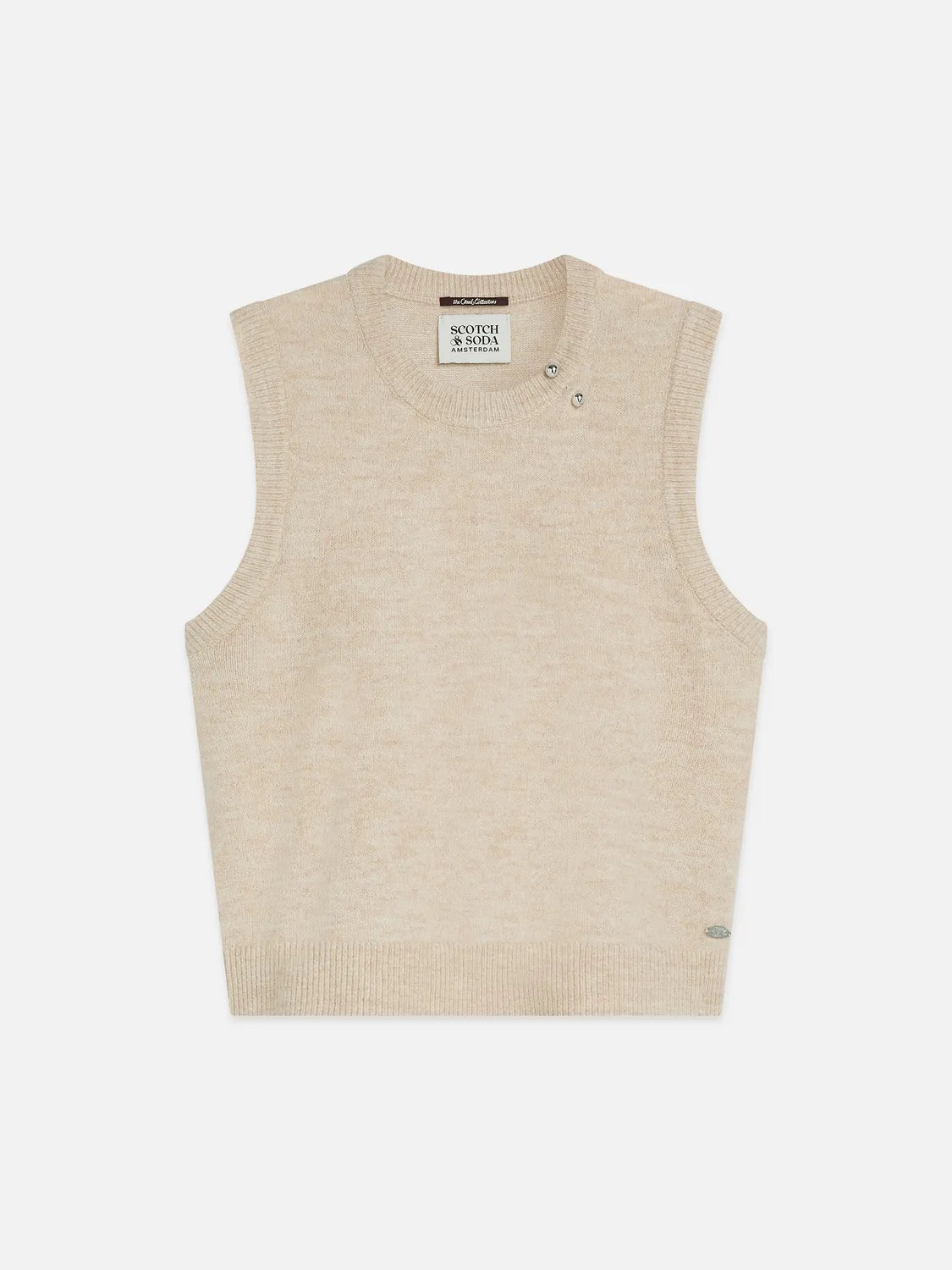 Hardware Detail Knitted Spencer