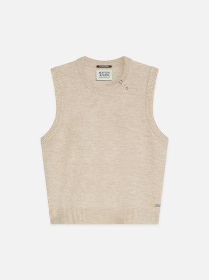 Hardware Detail Knitted Spencer