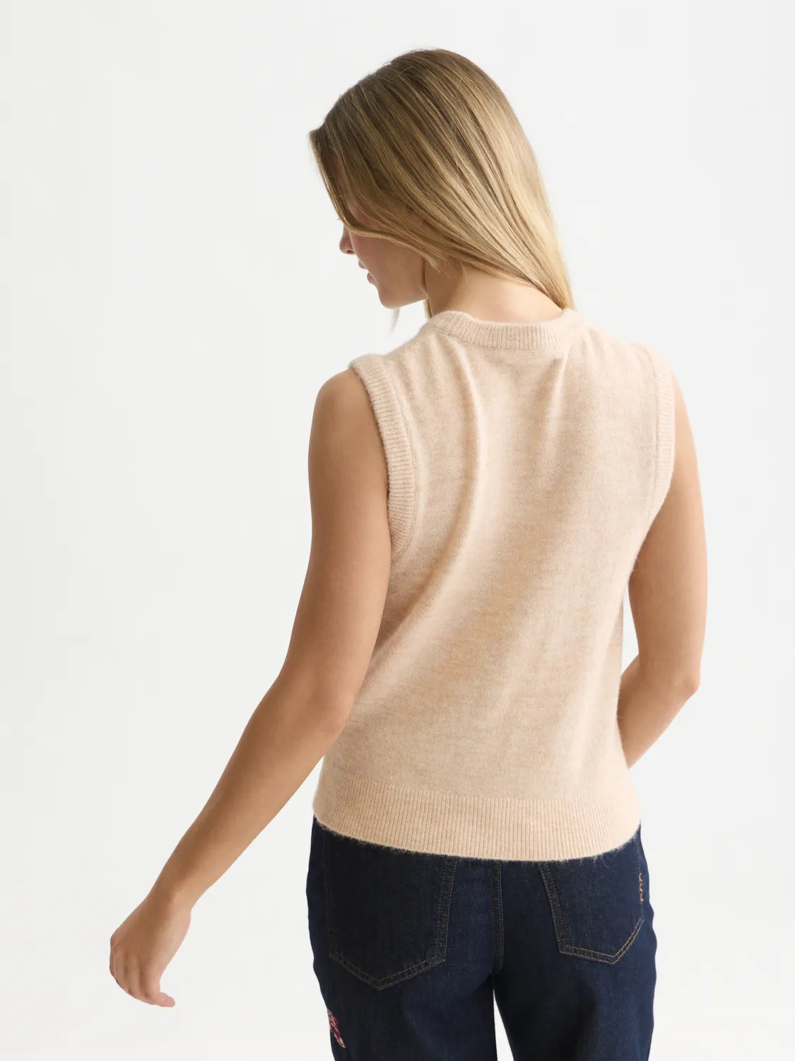 Hardware Detail Knitted Spencer