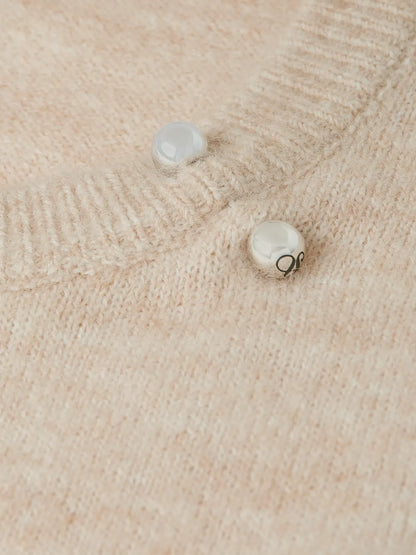 Hardware Detail Knitted Spencer