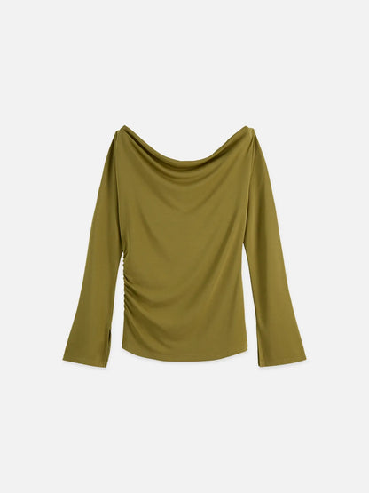 Drapey Modal Long Sleeve T-Shirt