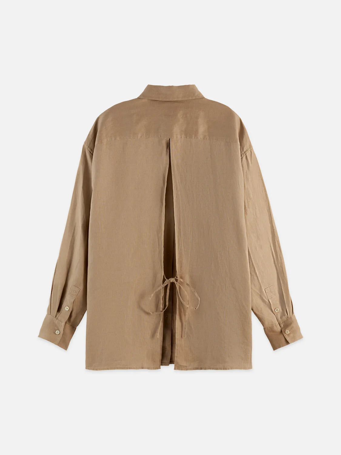 Linen Back Detail Shirt