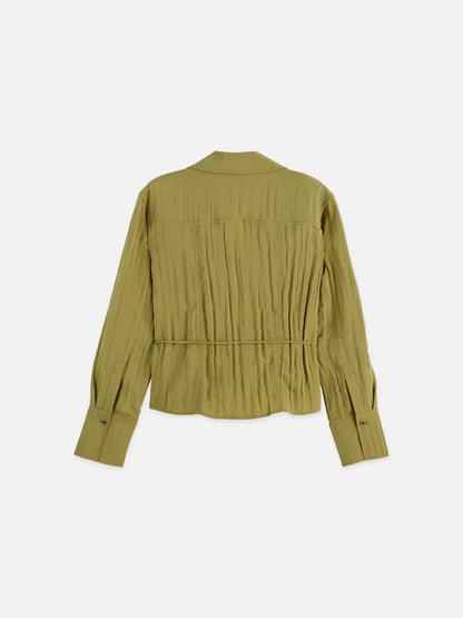 Long Sleeved Wrap Shirt