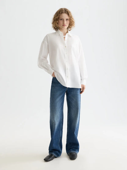 Essentials — Girlfriend Poplin Shirt