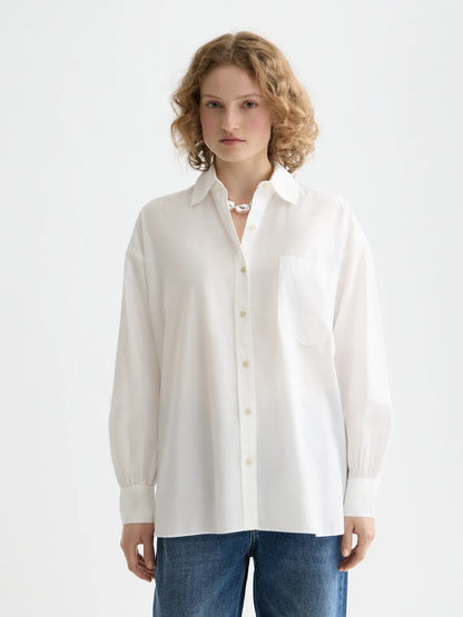 Essentials — Girlfriend Poplin Shirt