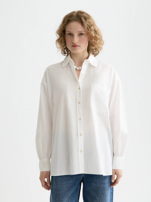 Essentials — Girlfriend Poplin Shirt