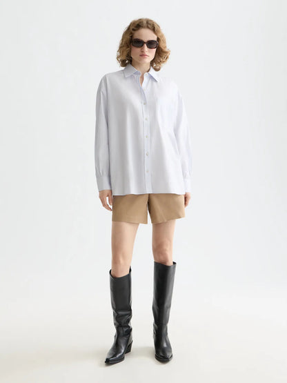 Essentials — Girlfriend Poplin Shirt