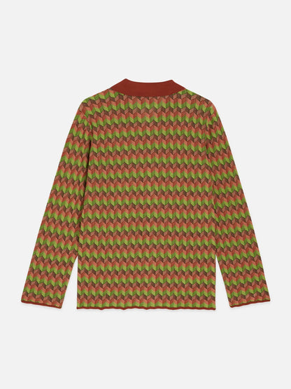 Jacquard Knitted Jacket