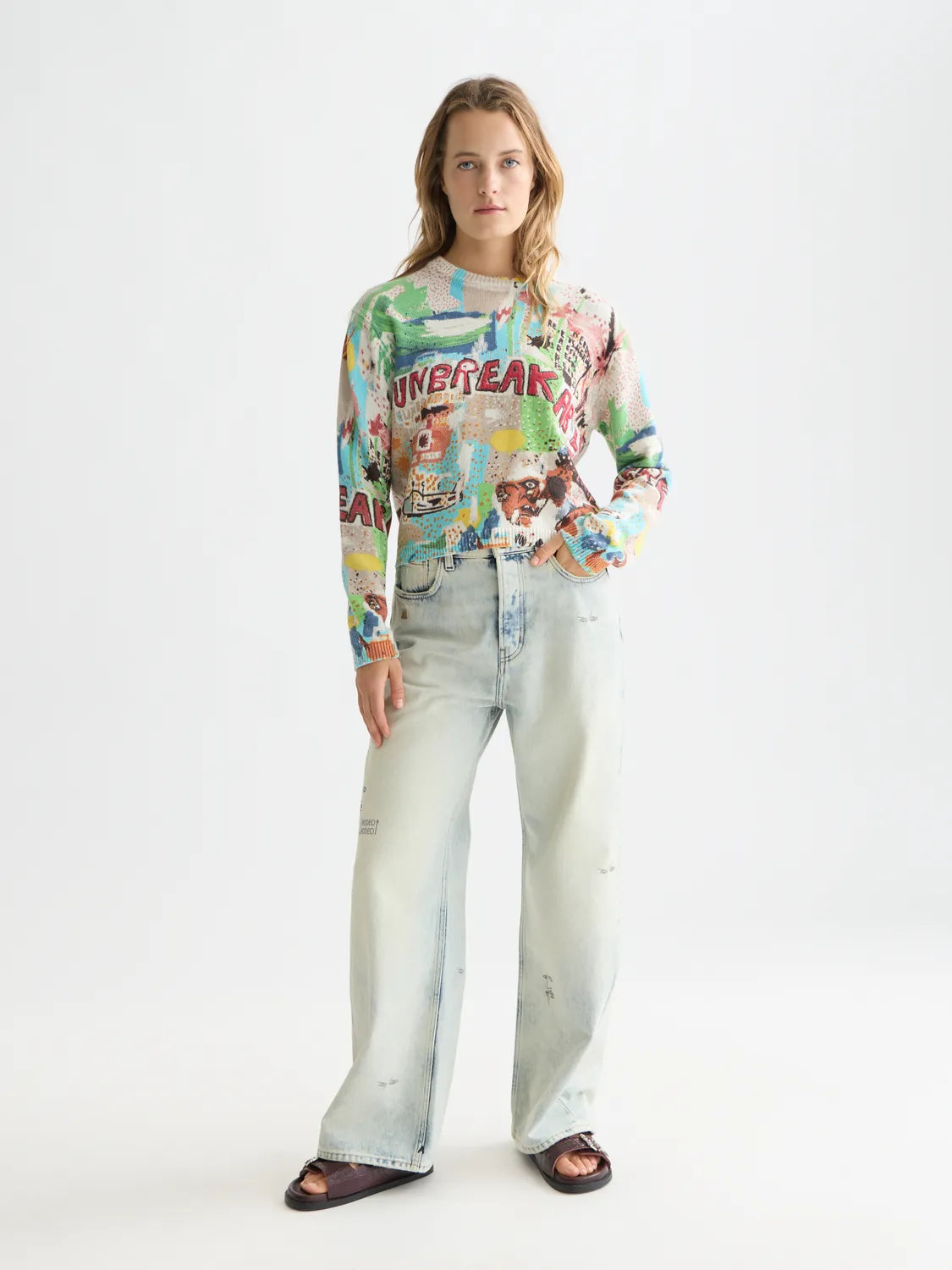 Scotch & Soda x Basquiat Printed Pullover
