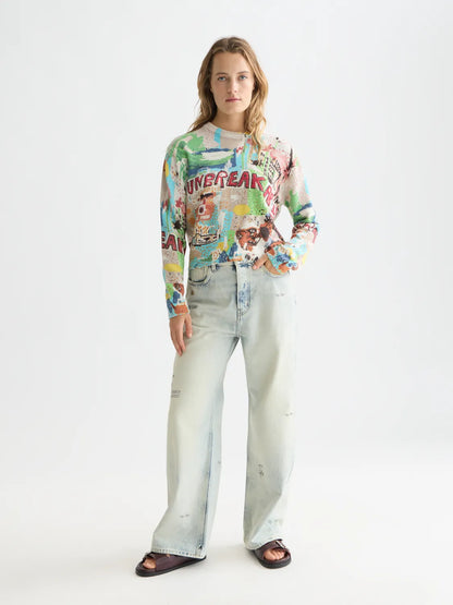 Scotch & Soda x Basquiat Printed Pullover
