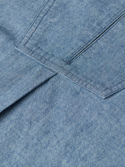 Denim Bib Shirt