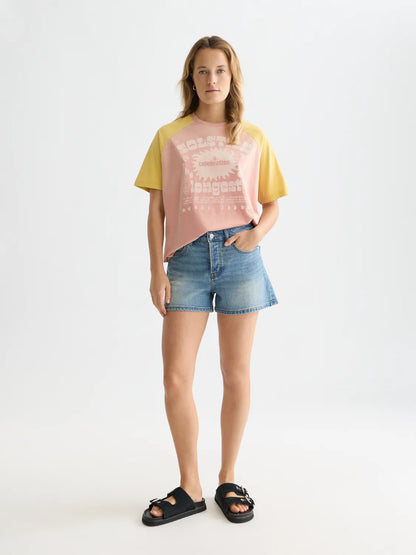 Raglan Artwork Loose-Fit T-Shirt