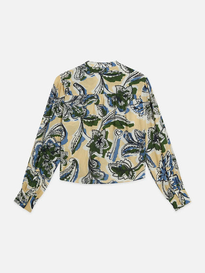 Pin Tuck Long Sleeve Shirt